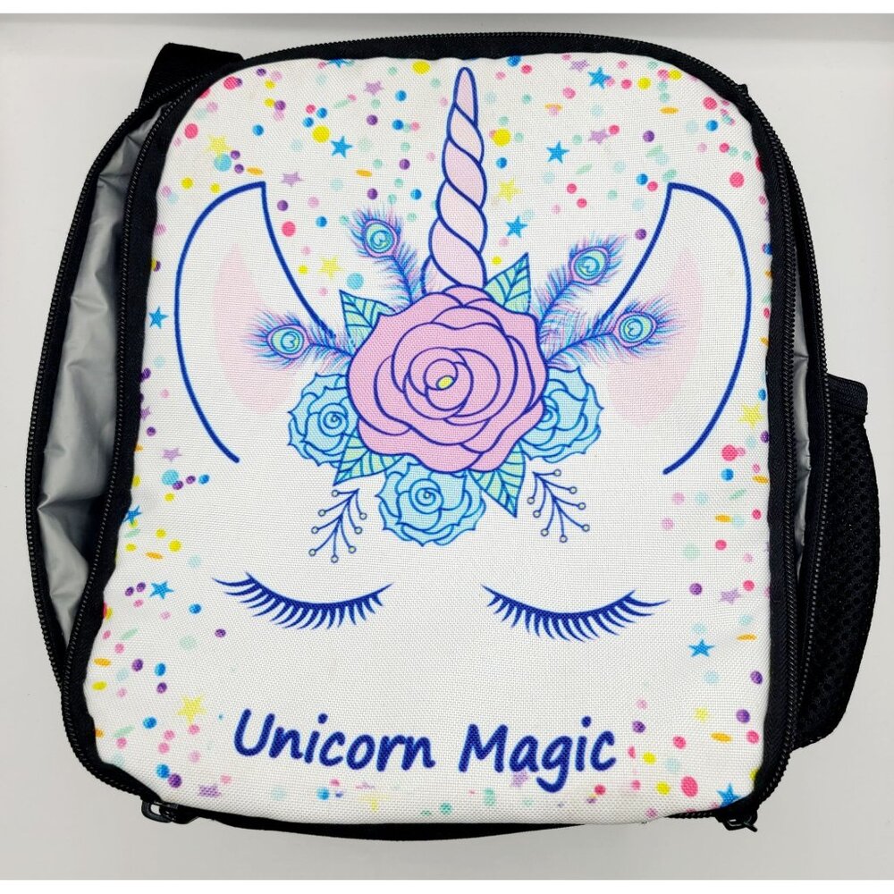 Unicorn Magic Insulated Lunch Bag Box 10 Inches Good Condition